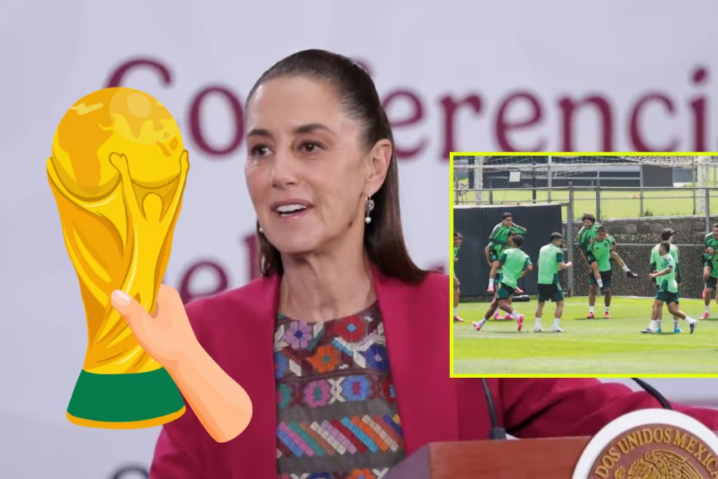 Sheinbaum desea éxito al Tri previo al duelo ante Inglaterra