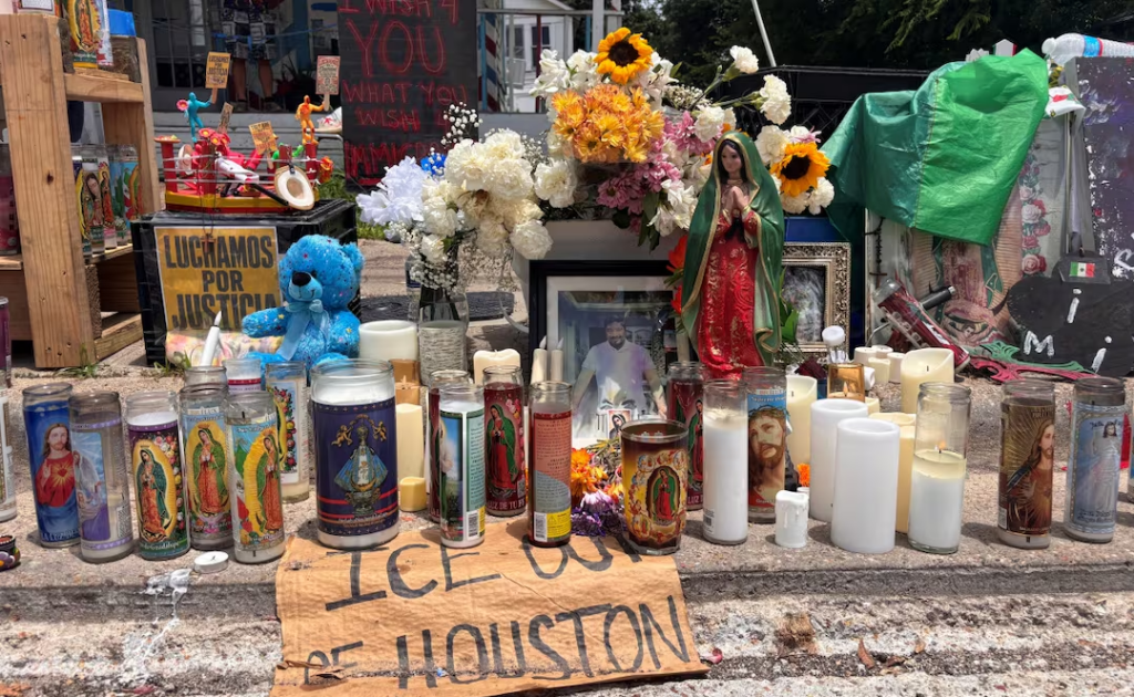 Familia despide a migrante mexicano baleado por ICE; comunidad exige justicia en Houston