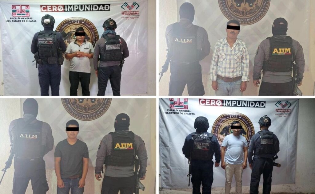 Detienen a 4 hombres por abuso sexual contra un niño en Chiapas; difundieron video en redes