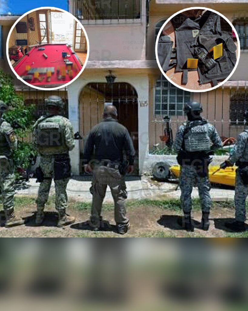 En cateo de miliares y FGR aseguran arma, cartuchos y cargadores