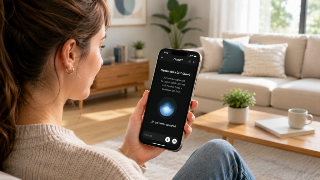 ChatGPT estrena GPT-Live para conversar casi como una persona