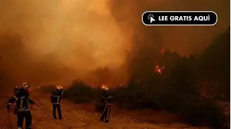 Francia enfrenta megaincendios con 110 mil personas evacuadas