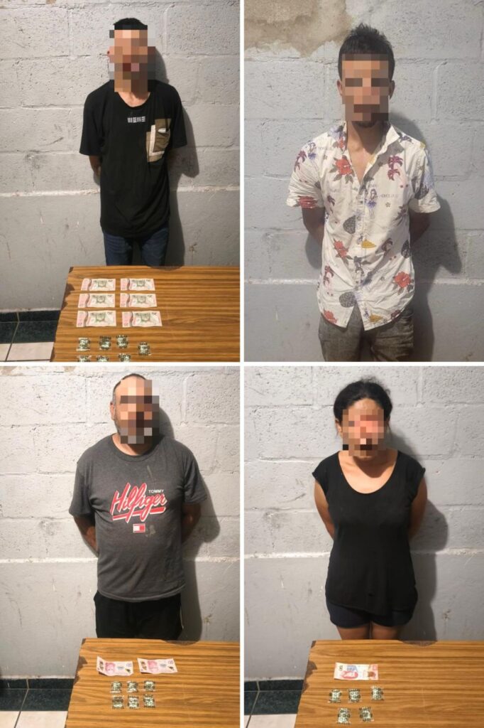 Una mujer y tres varones detenidos con sustancias por el operativo Dragón