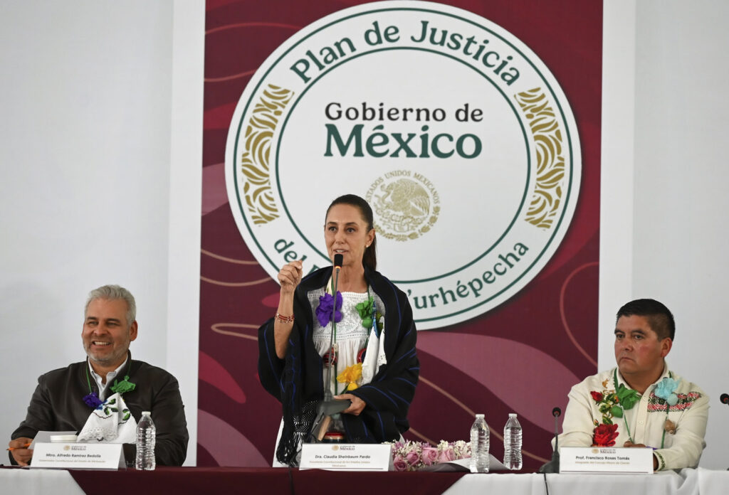 Sheinbaum destina más de 4 mil mdp al Plan de Justicia para el pueblo P’urhépecha