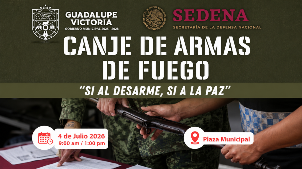 Gobierno de GV y SEDENA realizarán campaña de canje de armas de fuego