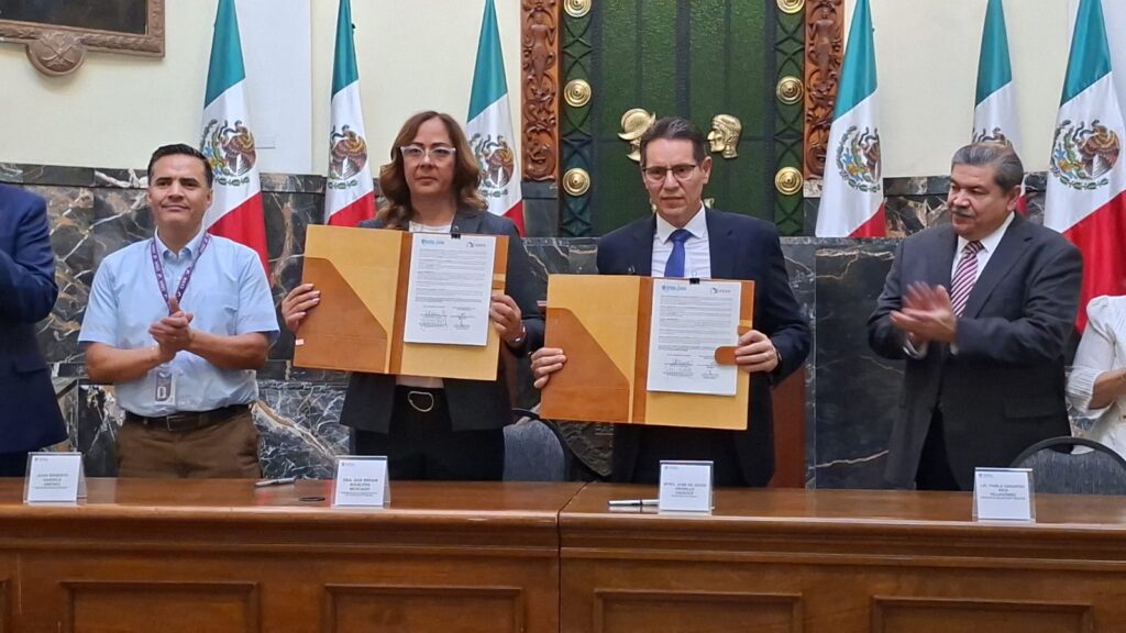 Firman convenio CEDH y la Secretaria de Hacienda para el manejo del Padrón de Proveedores