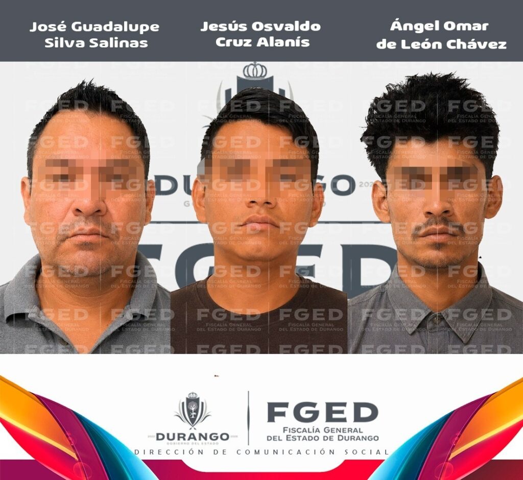 Fiscalía de Durango logró que el juez sentenciara a tres por delitos contra la salud