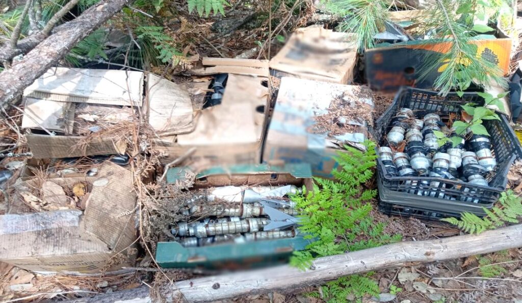 Ejército Mexicano y Guardia Nacional aseguran explosivos en Durango