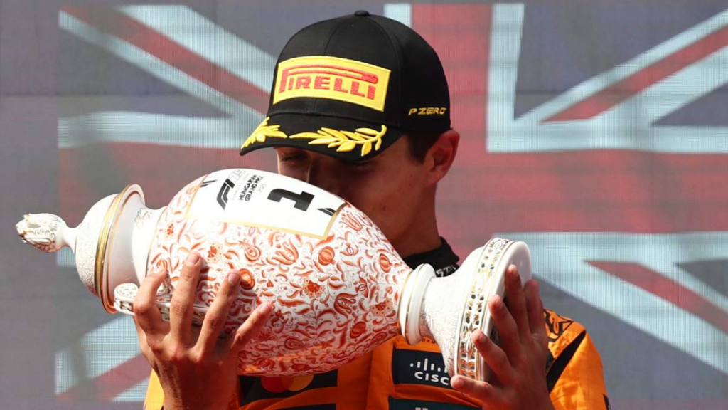 Lando Norris gana en Hungría y McLaren rompe su sequía en la F1