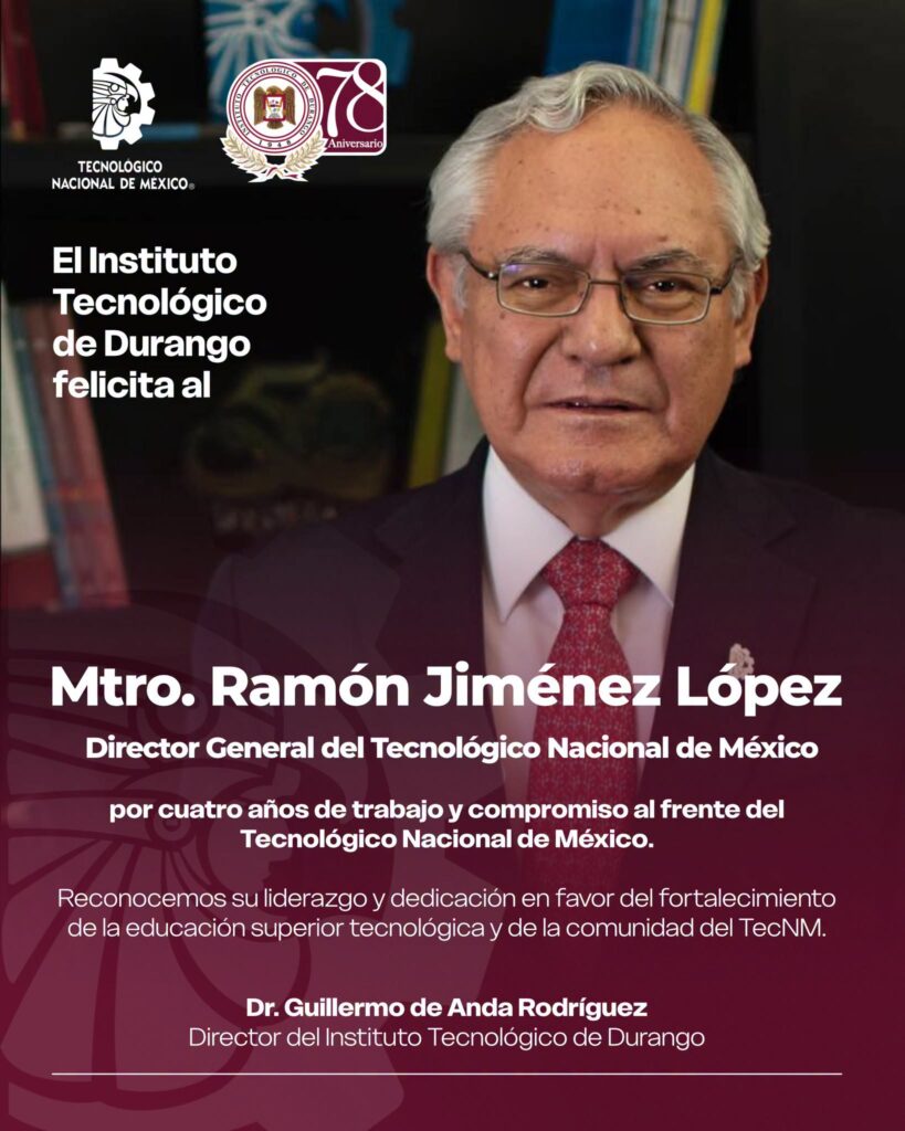 ITD reconoce gestión de Ramón Jiménez al frente del TecNM