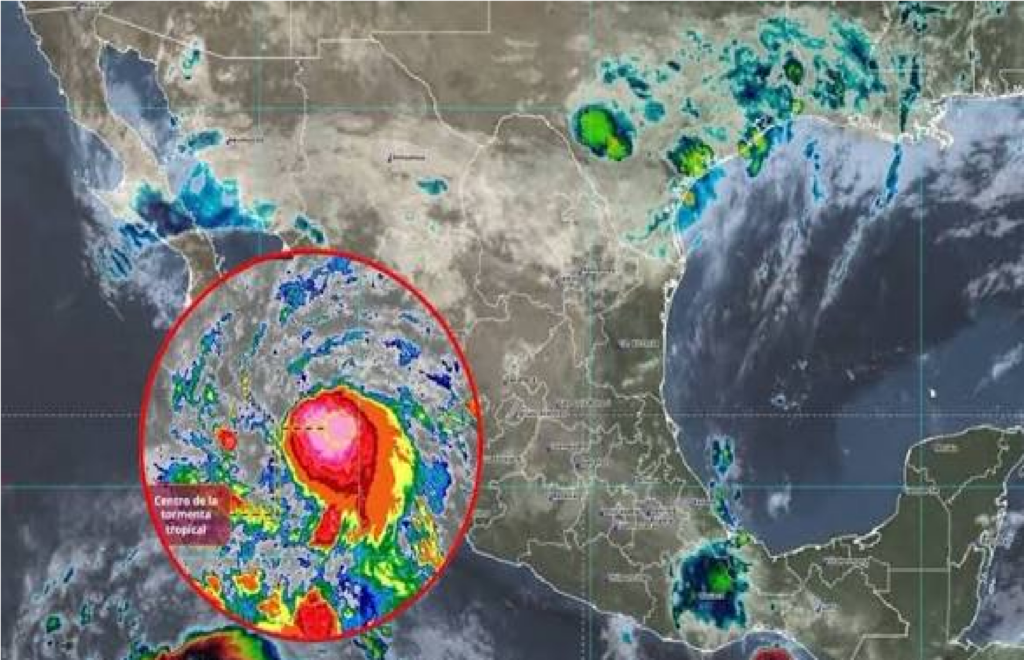 SMN confirma el nacimiento de la tormenta tropical Elida en el Pacífico