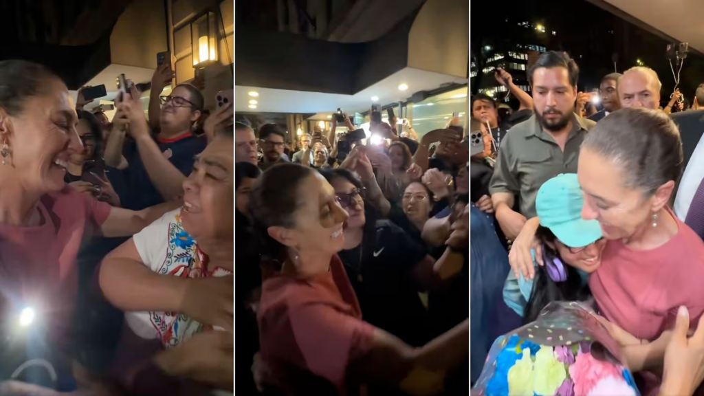 Migrantes aprovechan visita de Sheinbaum para reforzar diálogo con el Gobierno