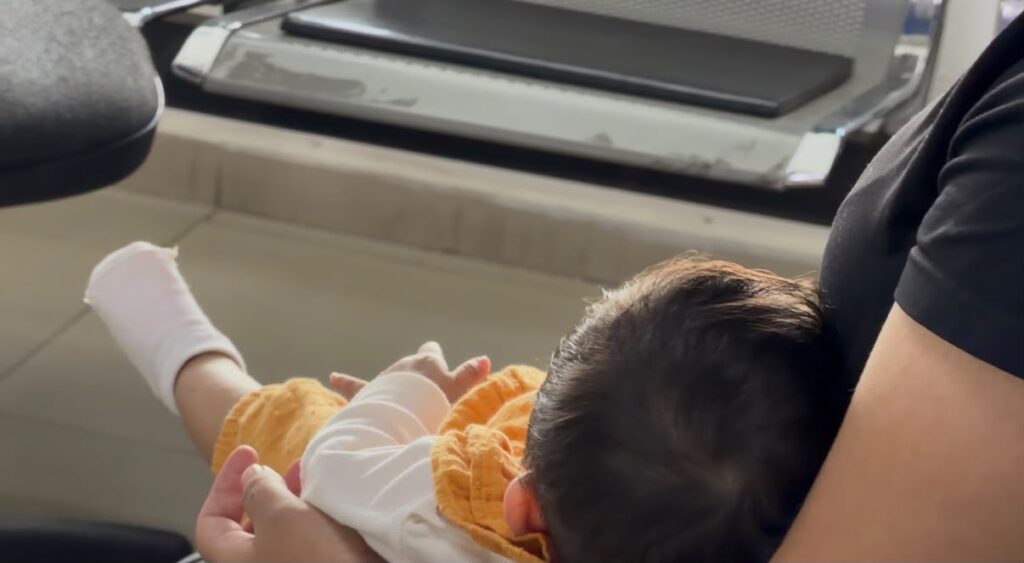 Fundación Garza Limón apoya a bebé prematura en tratamiento para recuperar la vista