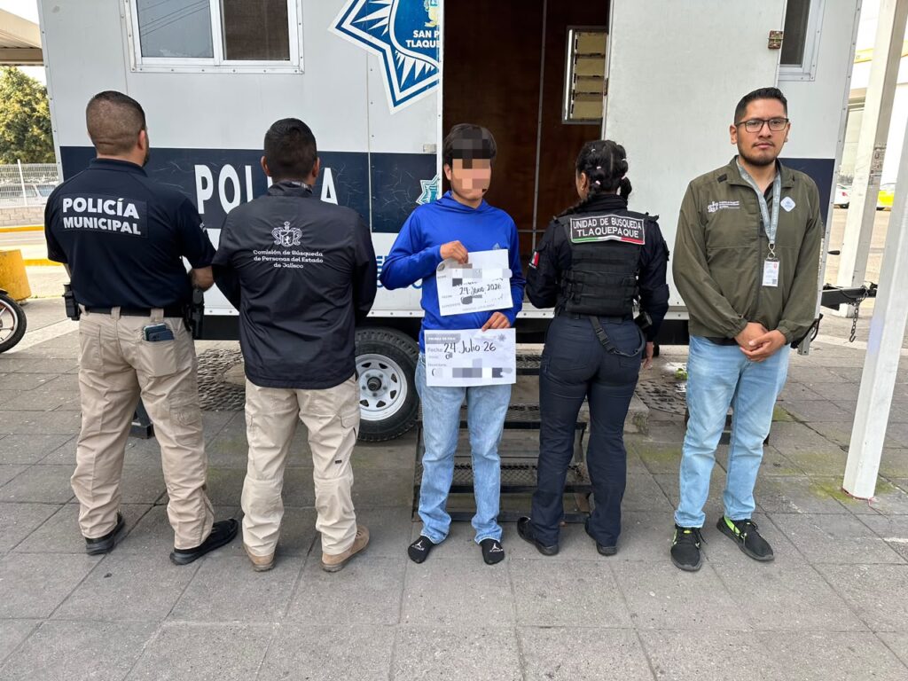 Encuentran sano y salvo en Jalisco a joven con reporte de desaparición en Durango