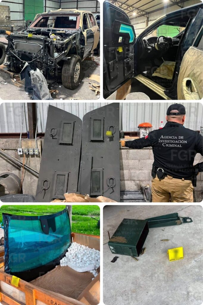 Militares y federales aseguran en Durango fábrica de vehículos blindados