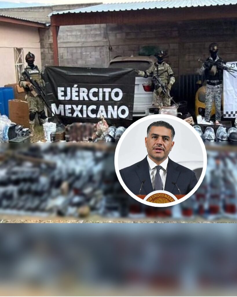 Ejército Mexicano asegura en Durango a 48 personas, 121 armas, 35 mil cartuchos y 147 vehículos