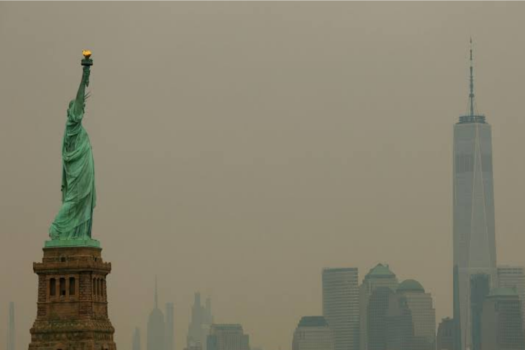 Humo de incendios en Canadá afecta a Nueva York previo a la final del Mundial
