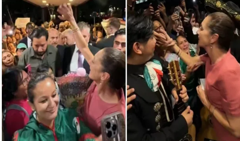 Claudia Sheinbaum llega a Nueva York para la final del Mundial