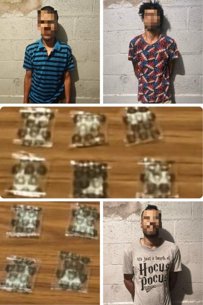 Operativo Dragón asegura a otros tres presuntos narcomenudistas
