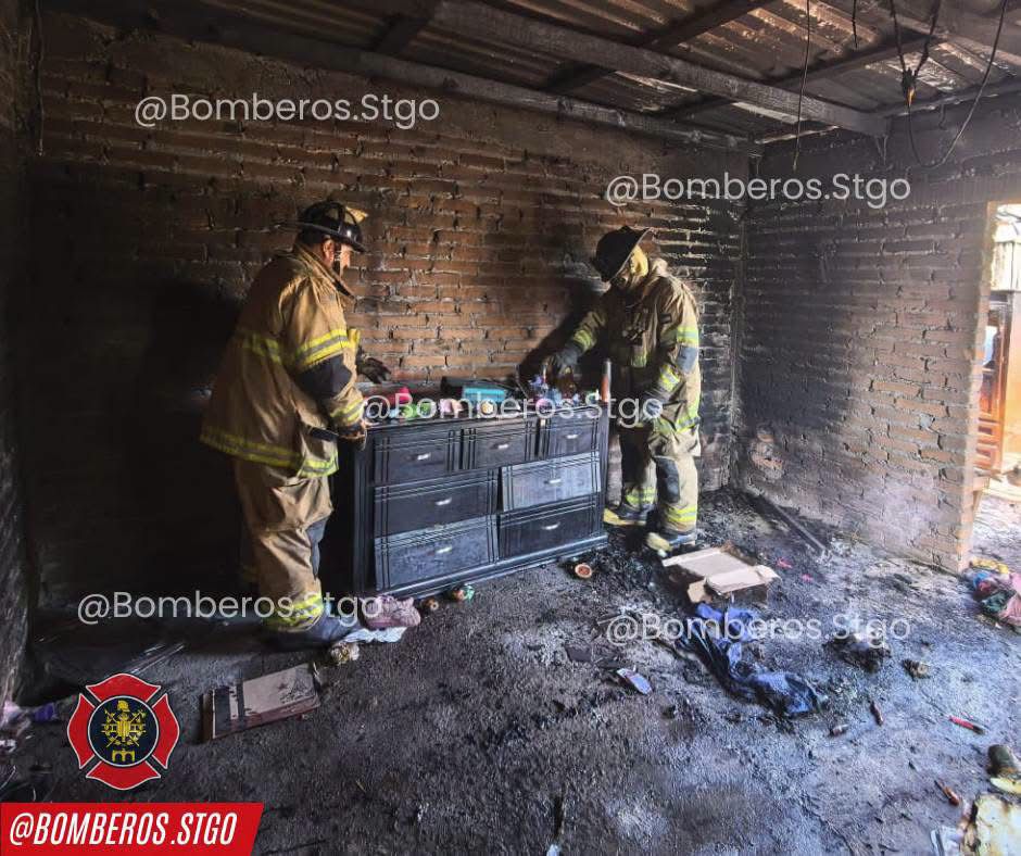 Más incendios en viviendas de Santiago; Bomberos llaman a reforzar medidas de prevención