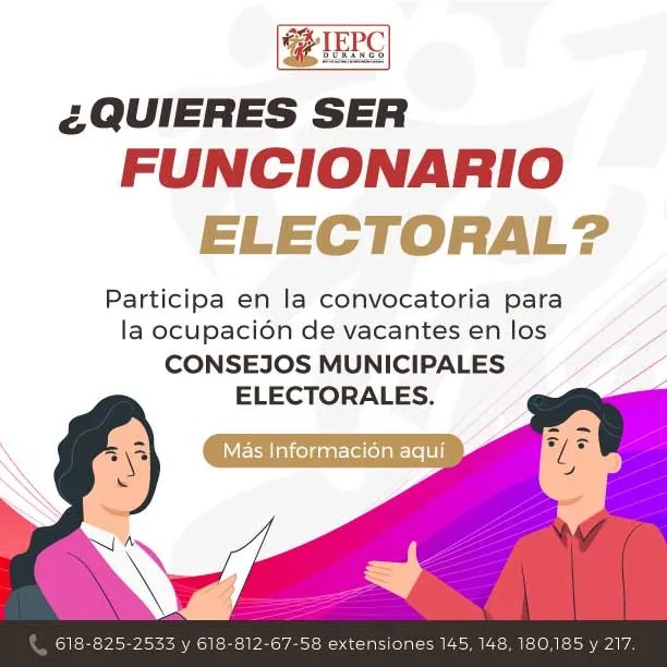 Abren convocatoria para integrar los Consejos Municipales Electorales en municipios