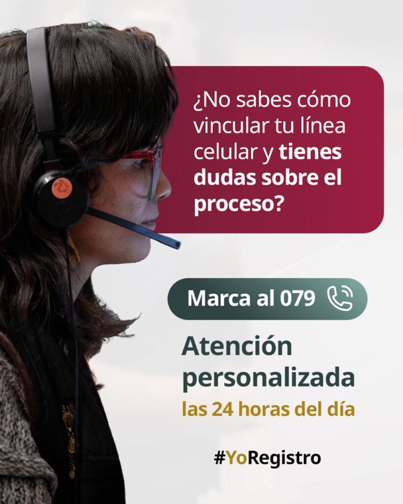 Recibe atención personalizada en el proceso de vinculación de tu línea celular.