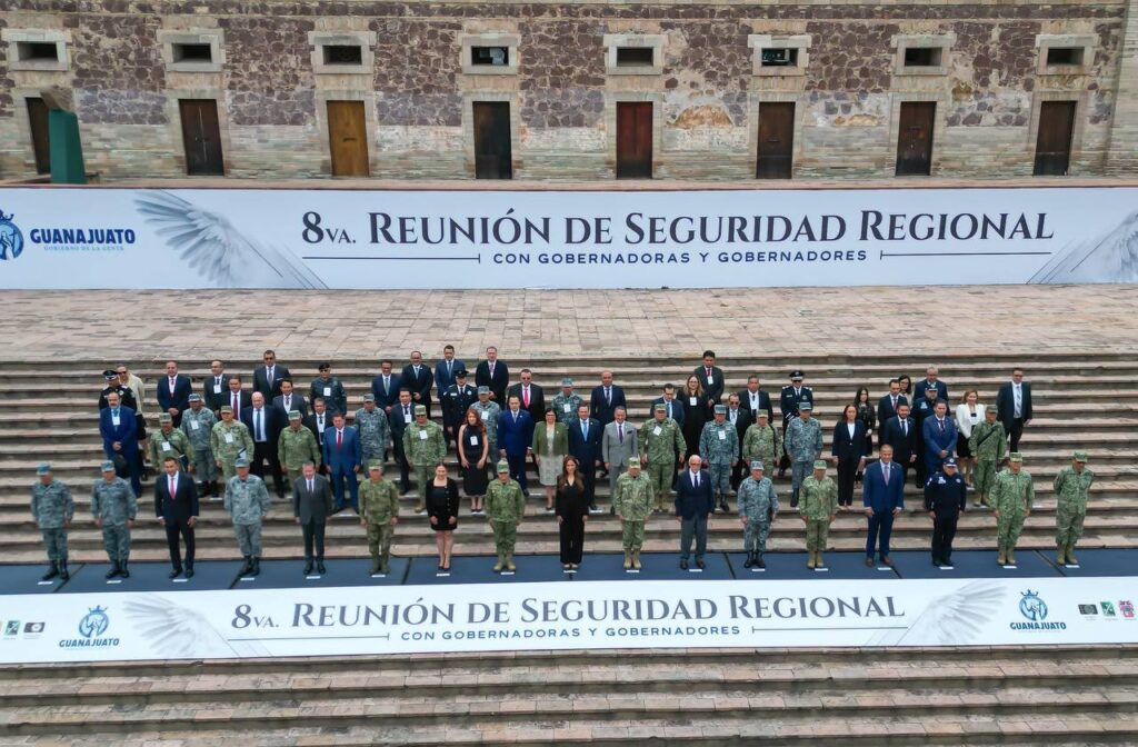 Miguel Ángel Navarro participa en la 8.ª Reunión de Seguridad Regional en Guanajuato