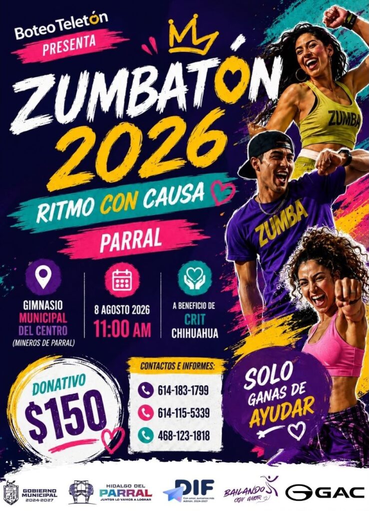 DIF Municipal se suma al apoyo con causa mediante el “Zumbatón 2026, Ritmo con Causa”