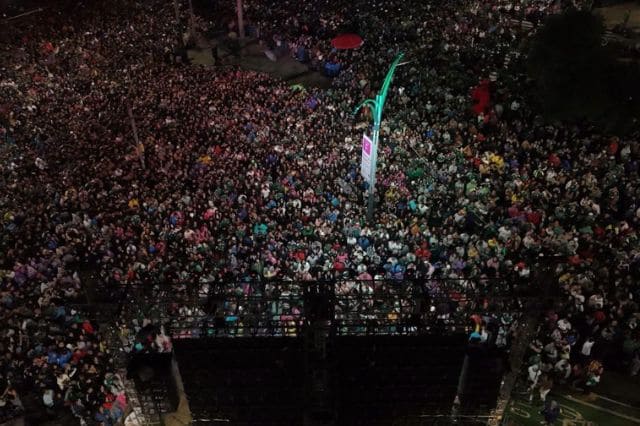 Nuevo video muestra momentos de la estampida tras el triunfo de México