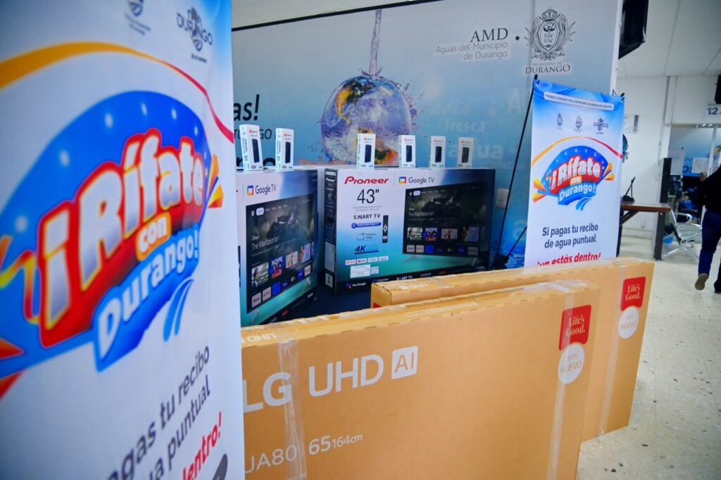 Premia Durango la puntualidad en el agua