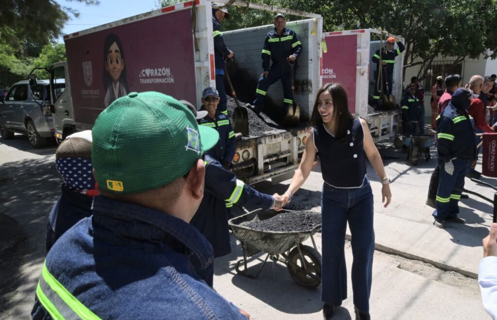 Gómez Palacio reforzará programa de bacheo con trabajos nocturnos y más cuadrillas