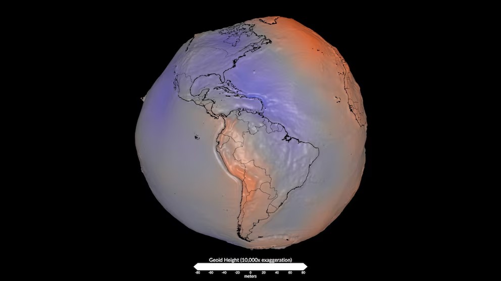 NASA revela imagen que muestra la verdadera forma de la Tierra