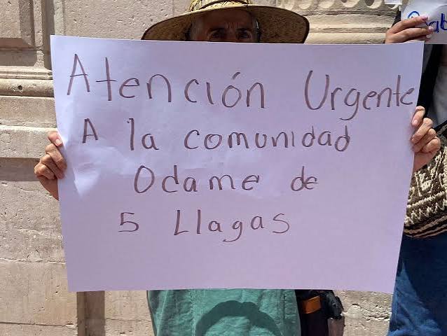 Encabeza Maru acciones para atender a desplazados en Cinco Llagas