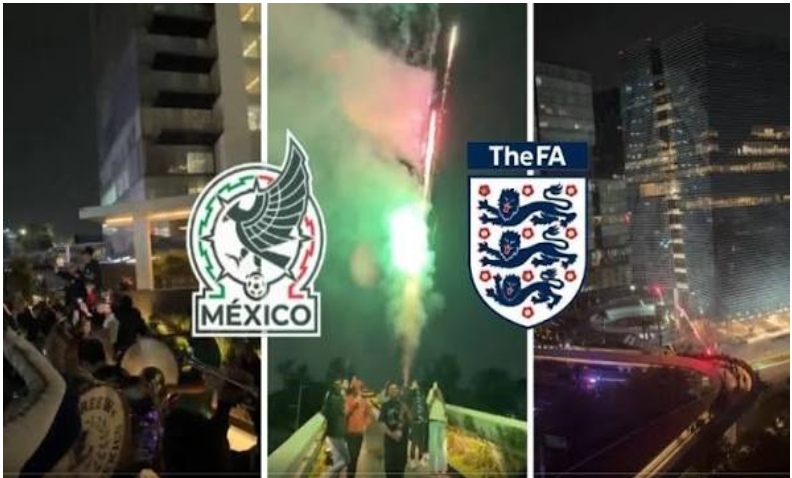 Afición mexicana lleva serenata a Inglaterra previo al duelo de octavos