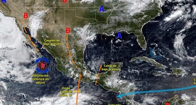 Lluvias y calor marcarán el clima por el Monzón Mexicano