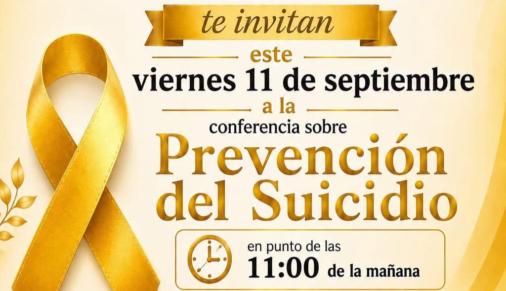 Especialistas impartirán conferencia sobre Prevención del Suicidio en Nombre de Dios